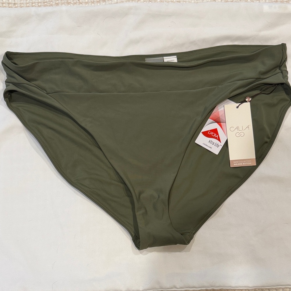 CALIA by Carrie Underwood Khaki Bikini Bottom
